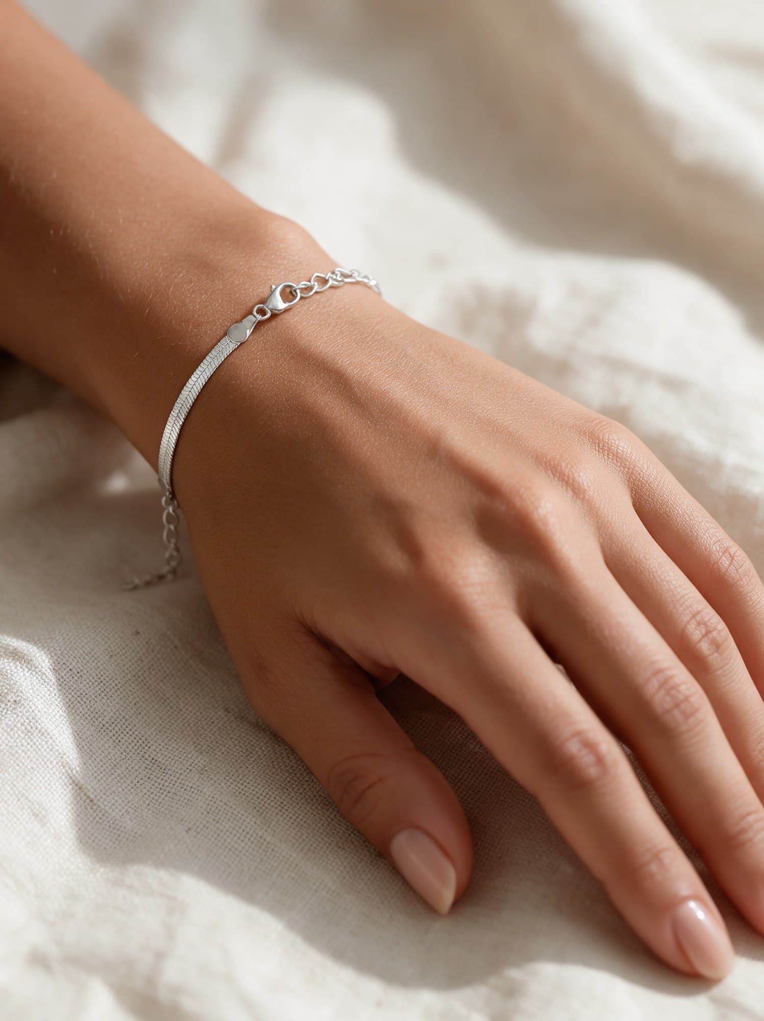 Pulseira Fita Ródio