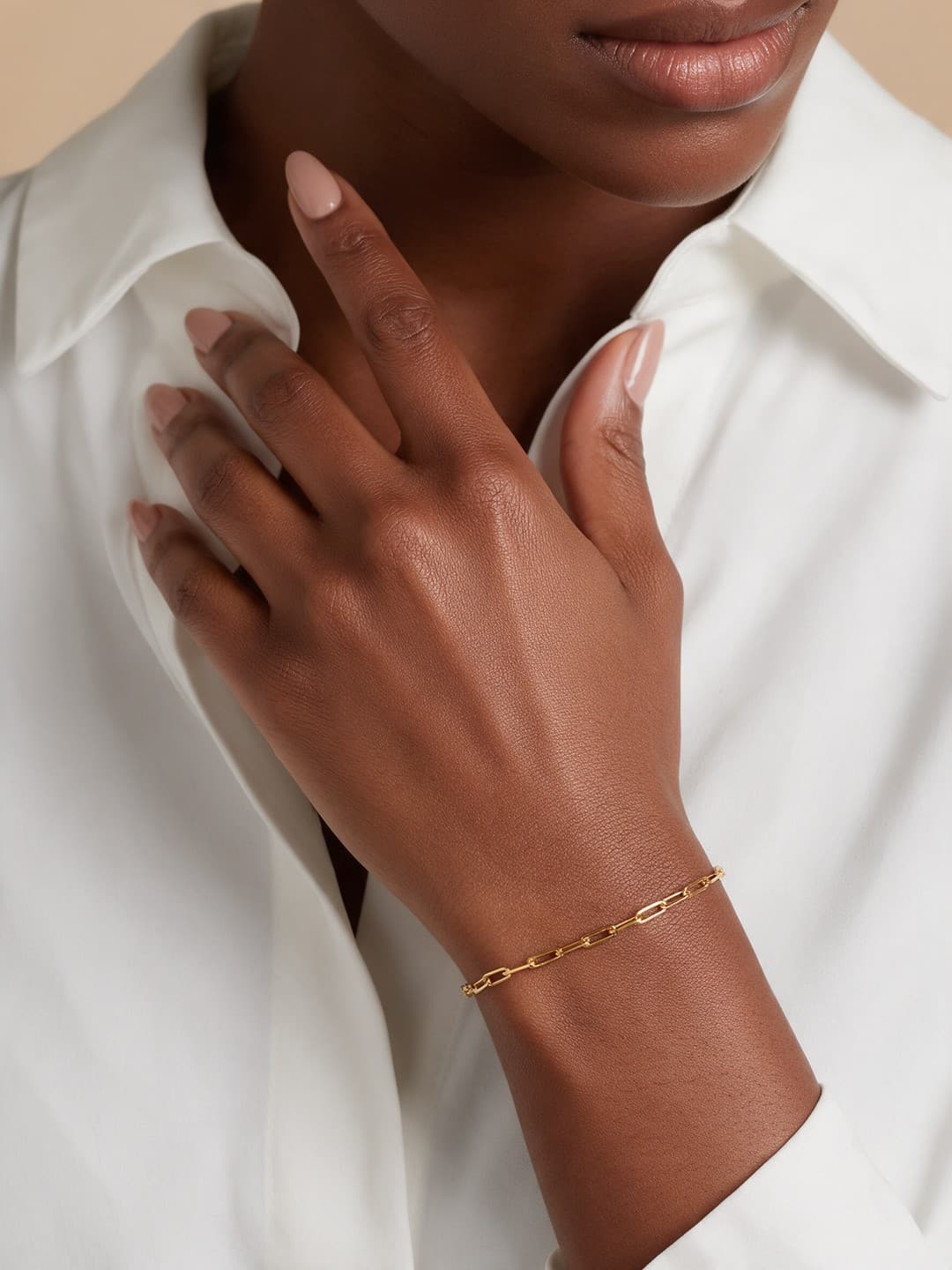 Pulseira Elos Lisos Ouro