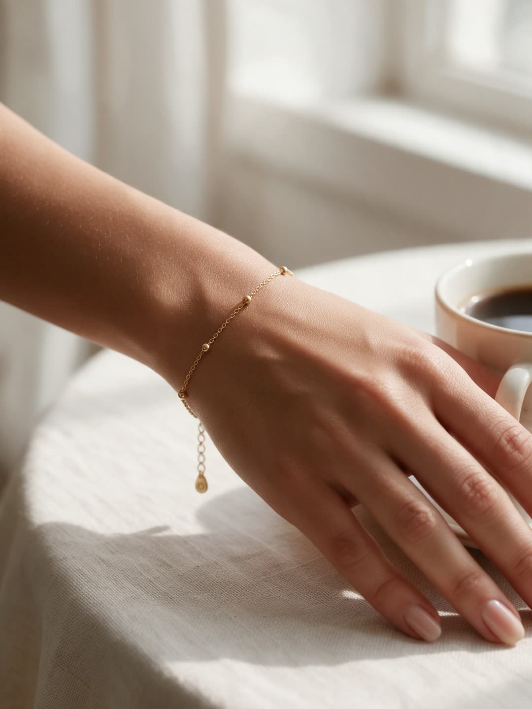 Pulseira Bolinhas Ouro