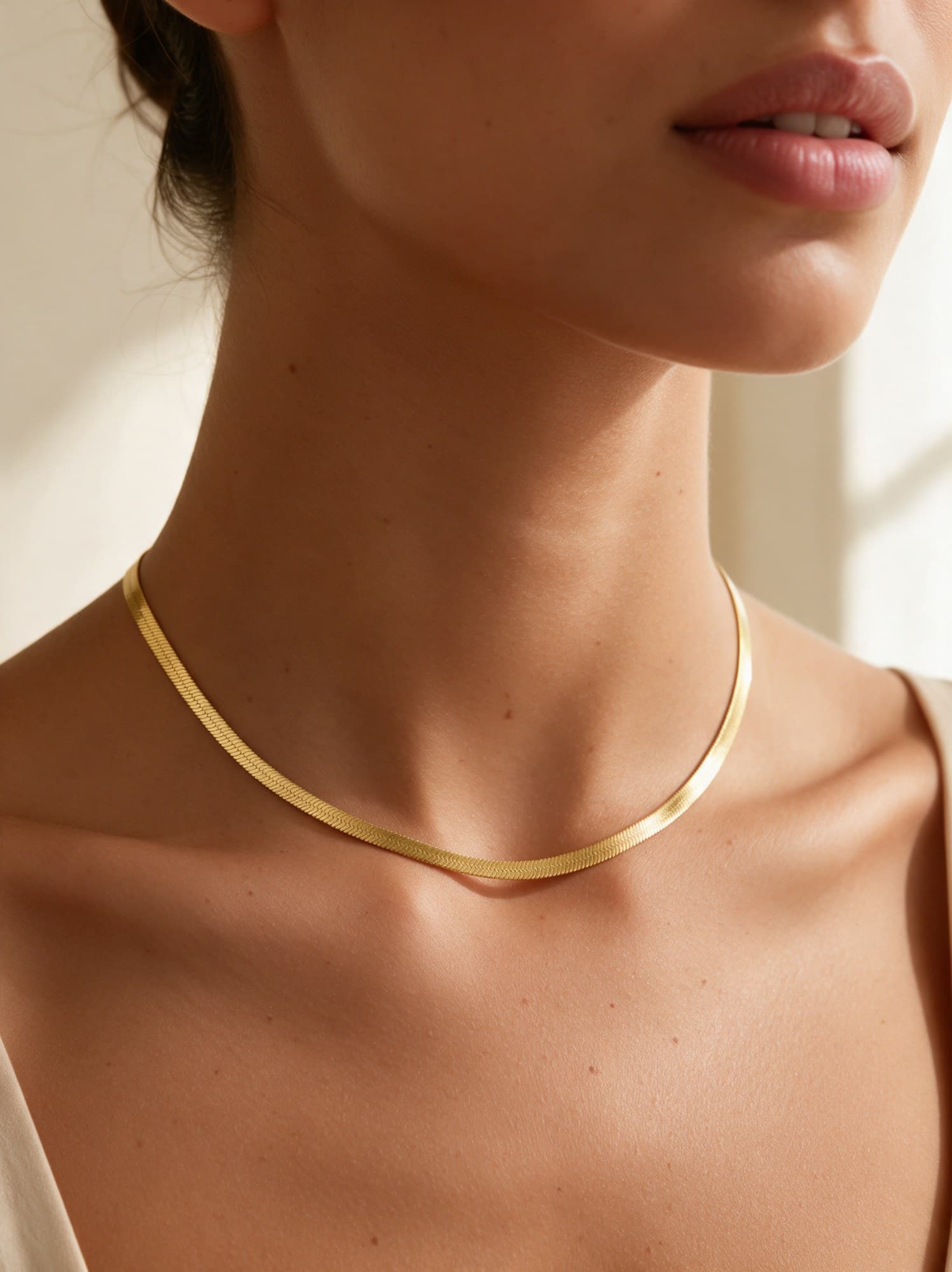 Choker Fita Ouro