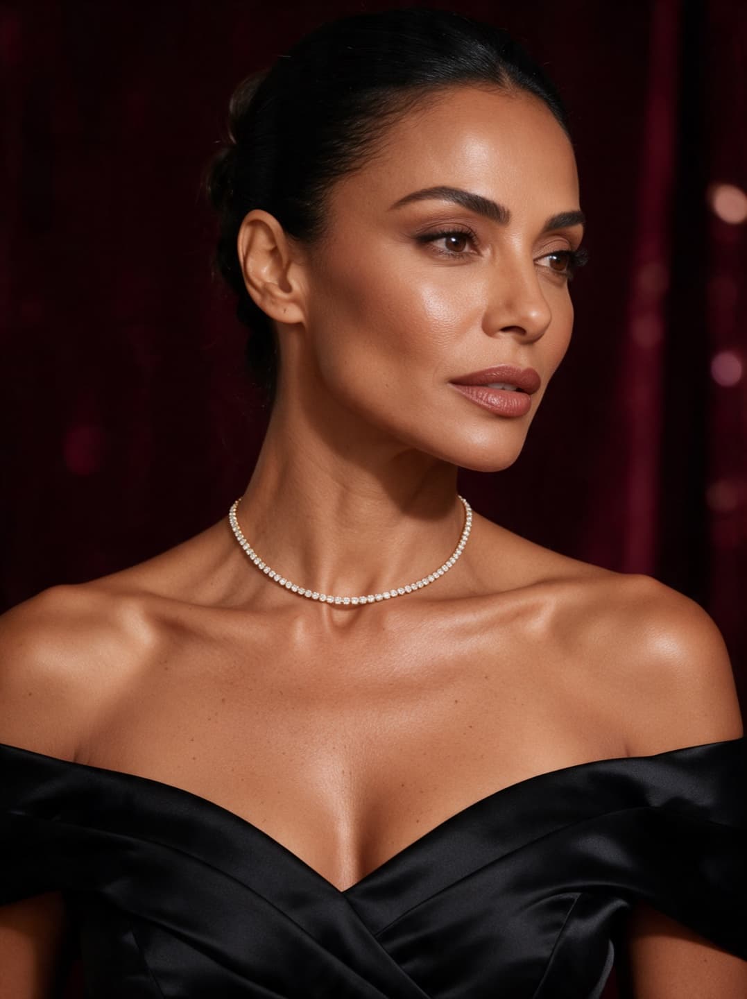 Choker Riviera Cristal Ouro