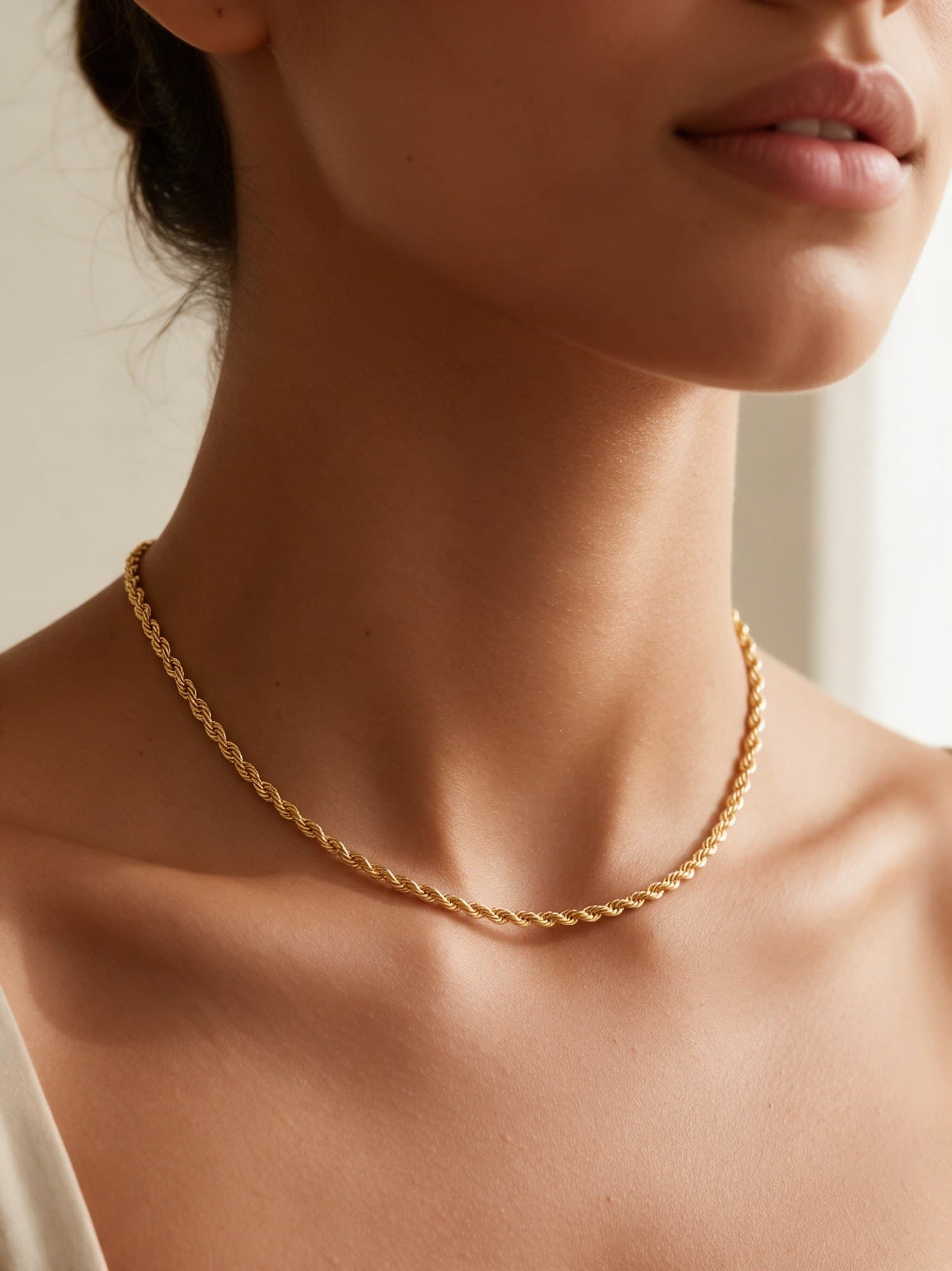 Choker Cordão Baiano Ouro
