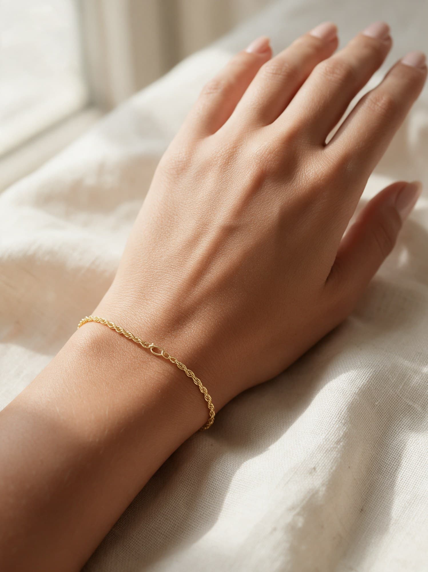 Pulseira Cordão Baiano Ouro